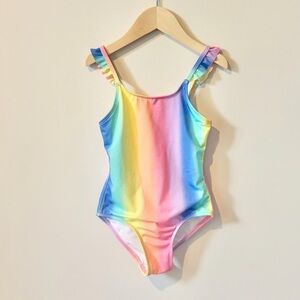 Cat & Jack Girls One Piece Swimsuit Size S (6-7)